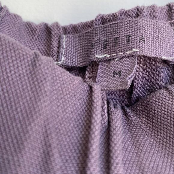 Vetta Capsule Tencel Tapered Pants Pull-On Purple Medium Pockets Comfortable - Picture 7 of 14